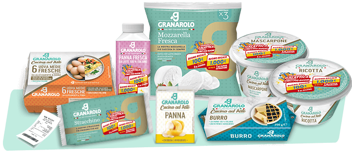 Prodotti che partecipano a Granarolo Galattica... Vinci più Buoni
